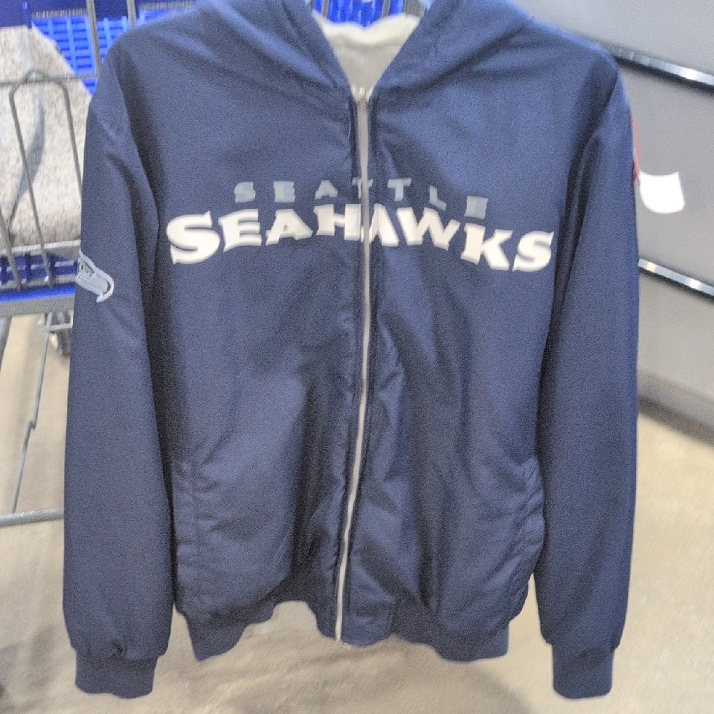 Seattle Seahawks Blue Hoodie Jacket